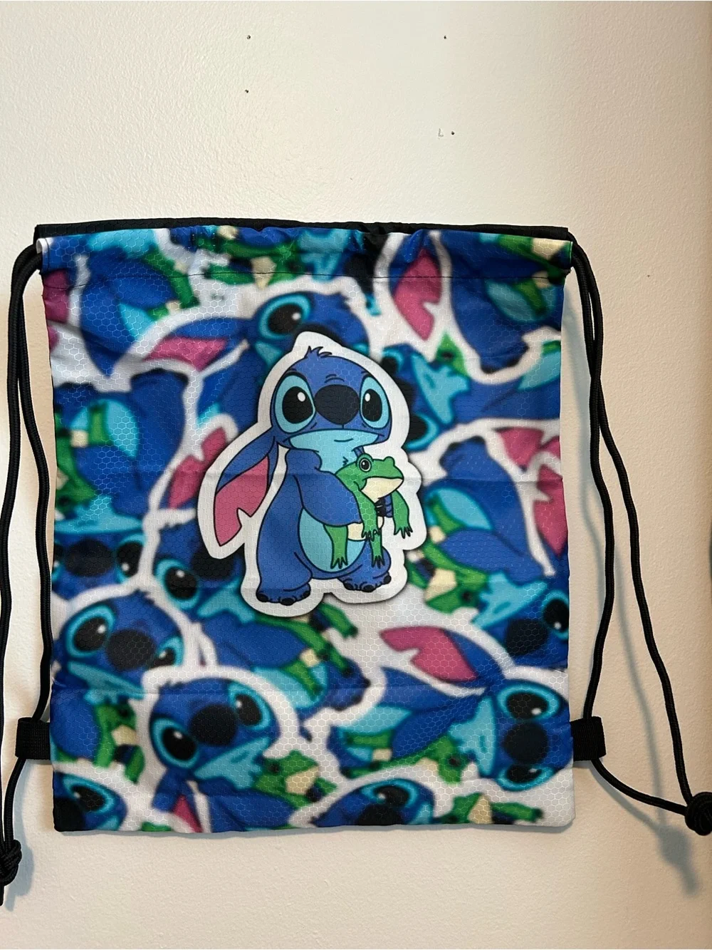 Stitch Kids Drawstring Backpack and Toy Set